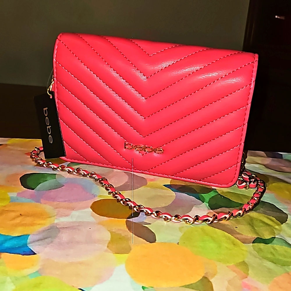 NWT, bebe Crossbody Clutch Bag